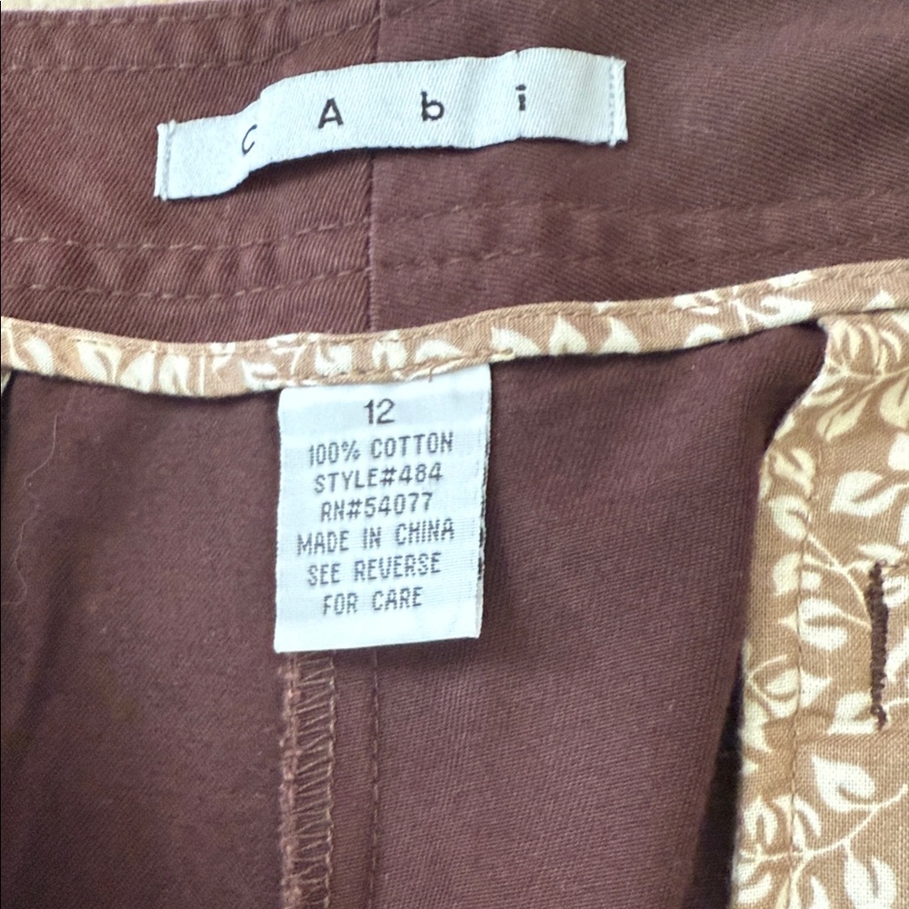 CAbi Women's Dark Brown Bermudas - Picture 3 of 4